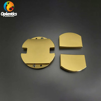 Miroir optique en aluminium 6061 plaqué or de haute précision sur mesure pour spectromètre infrarouge à transformée de Fourier (FTIR)