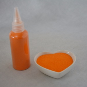 Orange Decorative SiO2 Sand for Table Centerpieces Candle Bowls Unity Sand Ceremony-<strong>Non</strong>-<strong>Metallic</strong> <strong>Minerals</strong> &amp; <strong>Products</strong> - Product Image 1
