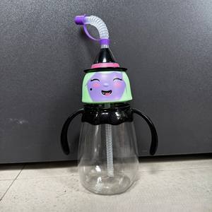 Gobelet à paille avec poignée en PET, motif dessin animé monstre fantôme sorcière ventre rond, pour animaux de compagnie, produit transfrontalier très vendu et en stock - Product Image 2
