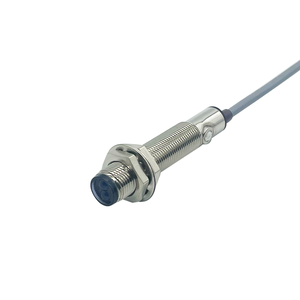 M12 Optical Sensor with Laser Diffuse Reflection Detection Threaded NPN PNPN Output - Product Image 1
