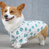 Chemise Hawaïenne pour Animaux de Compagnie, Vêtement d'Été Respirant à Imprimé Ananas, Tenue de Plage pour Petits Chiens et Chats, Idéale pour les Vacances et le Quotidien