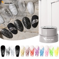 VENALISA 5g Araignée UV Gel DIY Manucure Décoration Laque Dessin Gel Web Soie Ligne Lumineux 3D Nail Art Peinture Gel Vernis