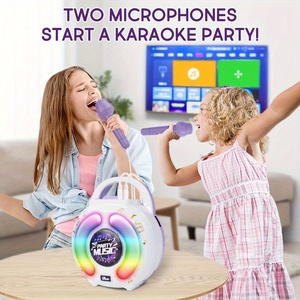 Altavoz Infantil Multifuncional con Micrófono, Luces y Sonidos, Juguete Educativo Portátil de Karaoke - Product Image 6