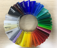 Feuille d'acrylique léger de haute qualité de 4*8 pieds Feuille d'acrylique en plastique transparent coulé coloré à haute brillance pour décoration