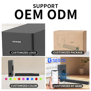 Barre de son 2.1 de haute qualité avec télécommande pour caisson de basses <span class=keywords><strong>filaire</strong></span>, utilisation à domicile, barre de son TV, <span class=keywords><strong>home</strong></span> cinéma - Product Image 4