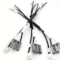 Kabel Harness Konektor Campuran Multi-Cabang Kustom dengan Heat-Shrink & Penanda Label untuk Koneksi Sinyal Daya Internal Rumah Tangga