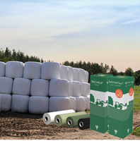 Film d'emballage pour ensilage agricole 25mic X 750mm, film plastique pour ensilage pour l'emballage du foin