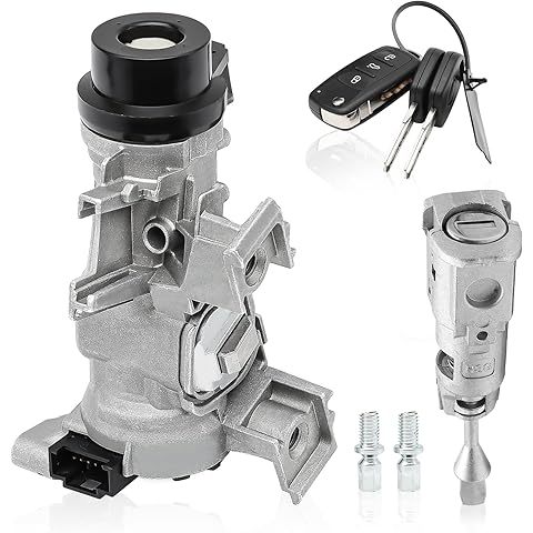 1 Set Ignition Lock Cylinder Assembly for Toyota Corolla 2014-2023 for Camry 2015-2022 Ignition Switch Assy No.90981-02080 Metal