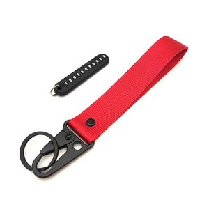 Factory Direct Sales In-stock PU Woven Tape <b>Keychains</b> Car Motorcycle <b>Personalized</b> Eagle-beak Keys Gravure Printing High Quality - Product Image 4