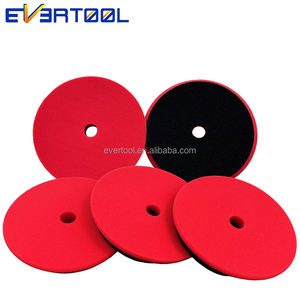 Almohadillas de pulido automático de espuma EVERTOOL Almohadillas de ruedas de pulido de doble capa Almohadillas de amortiguación Esponja de pulido de coche con bucle - Product Image 1