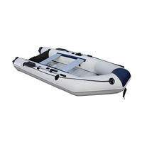 Bateau de pêche gonflable en PVC robuste et durable avec design pliable, capacité de 3 à 7 personnes, couleur personnalisée pour la pêche en lac et en rivière