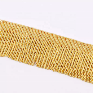 Fourniture directe or et argent métallisé <span class=keywords><strong>2</strong></span> "9cm lingots garnitures frange gland pour la décoration et les vêtements - Product Image 5