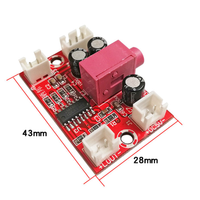 Module d'amplificateur de puissance numérique à double canal 3W*2 Mini LM4863, carte d'amplificateur de puissance, amplificateur audio pour haut-parleur 5V