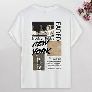 Camiseta de verano para hombre Camiseta de manga corta con cuello redondo impresa digital Ropa de ocio de hip hop - Product Image 3