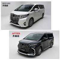 Kit de conversion de carrosserie style Mona Lisa pour Toyota Alphard Vellfire 30 Series à 40 Series (2015-2021) - Amélioration extérieure non destructive