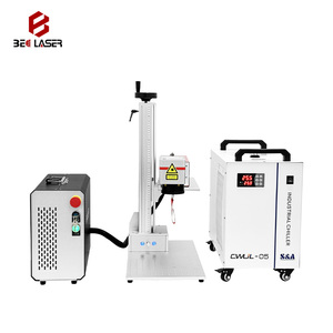 Small Portable Split Type Jpt 355nm 10W UV Laser Marking Engraving Machine for Phone case <b>Id</b> Card Metal Ear <b>Tag</b> Glass - Product Image 1