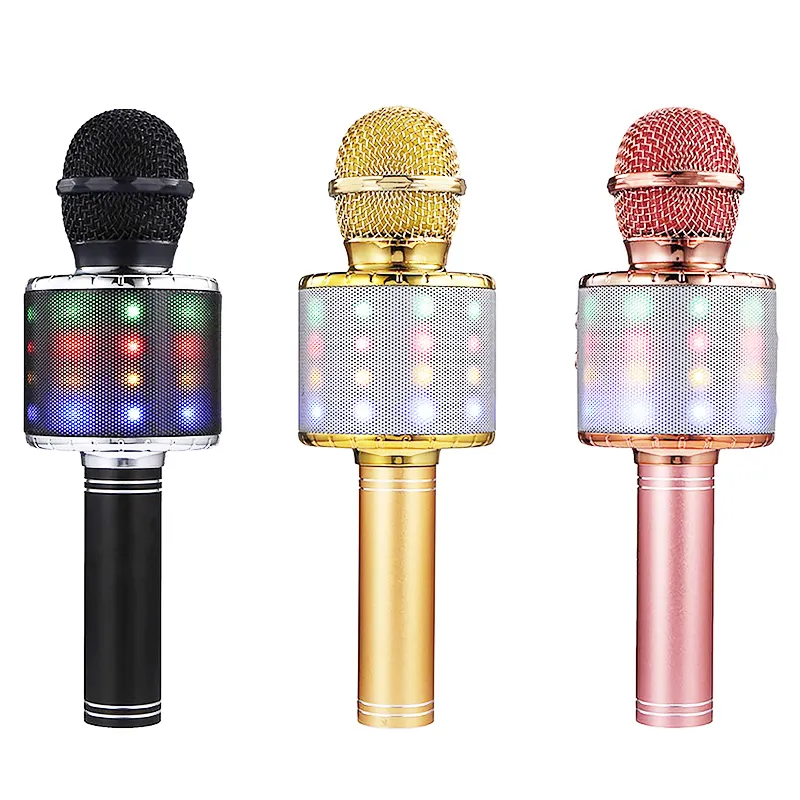 Laimoda WS858L Opname Usb Blue Tooth Professionele Studio Mic Karaoke Microfoon Condensator Microfoon Draadloze Microfoon