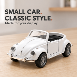Precio de Fábrica: <span class=keywords><strong>Coche</strong></span> de Juguete Clásico Vintage Beetle Convertible de Metal Fundido a Presión 1:36 con Puertas Abribles, Retro, para Niños - Product Image 2