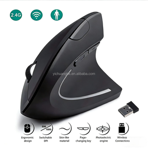 Ratón Vertical Inalámbrico con 2.4G, Ergonómico, para Juegos de PC, Interfaz USB, Retroiluminación RGB, Batería Recargable, en Stock - Product Image 2