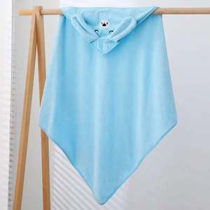 Serviette de plage à capuche pour enfants en coton doux, poncho de dessin animé, couverture à capuche pour bébé, écologique, forme carrée, pour usage hôtelier - Product Image 6