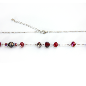 V & <span class=keywords><strong>R</strong></span> de joyería de las mujeres idiota múltiples facetas con cuentas suéter largo collar de diamantes de imitación de cristal - Product Image 5