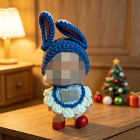 [Vêtements uniquement] Vêtements mignons pour poupée en peluche de 10 cm, ensemble de vêtements mignons pour poupée, costumes d'Halloween faits à la main.