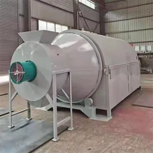 Moringa Leaf Dehydration 2022 Coconut Copra Sugarcane Bagasse Rotary Dryer Machine Equipment Outside