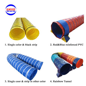 Tunnel flexible d'agilité de PVC d'équipement de formation d'animal familier extérieur imperméable pour des tubes en plastique de jouets de formation de chien - Product Image 5