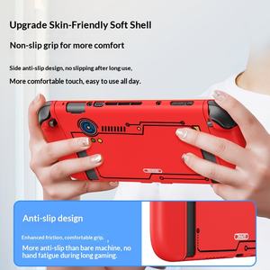 Étui <span class=keywords><strong>de</strong></span> protection Jemdo Switch2 antichute souple pour console <span class=keywords><strong>de</strong></span> jeu avec base enfichable, motif lapin <span class=keywords><strong>de</strong></span> dessin animé et moule exclusif - Product Image 3