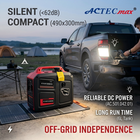 Générateur d'essence portable silencieux 12V 1,8KW 24V avec démarrage à distance, pour extérieur et intérieur, chargeur de batterie 1800W pour camping-car, bateau, camion, camping