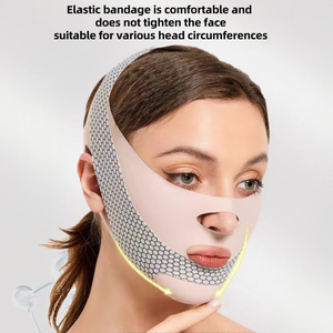 สายรัดยก<span class=keywords><strong>แก้ม</strong></span>คางสองชั้นสำหรับผู้หญิงสายรัดยกกระชับคางและลดริ้วรอยสายรัดกระชับใบหน้าเข็มขัดยกกระชับสัดส่วน - Product Image 2