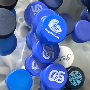 Logo Màn hình in ấn Nhựa Tùy chỉnh nắp 28,30,38mm màu pilfer-proof xoay nắp chai nắp chai nước nắp - Product Image 5