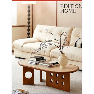 โต๊ะกาแฟหินอ่อนหรูหรา โครงเหล็กกล้าไร้สนิมสีทอง โต๊ะน้ำชาทรงวงรี เฟอร์นิเจอร์ห้องนั่งเล่น - Product Image 5