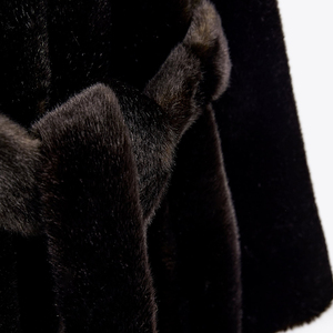 All'ingrosso giacca di alta qualità invernale calda di lusso con colletto bavero Button-Up lunga in pelliccia sintetica per le donne - Product Image 6