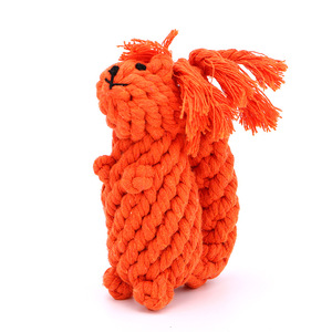 Forma di animale di cotone corda di masticazione del cane pulizia dei denti giocattolo per animali domestici - Product Image 6