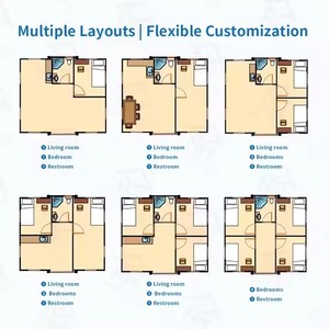 Nhà Máy bán hàng trực tiếp hội thảo di động 40ft 2-4 phòng ngủ sang trọng nhà nhanh chóng xây dựng Úc Mở rộng container nhà cho gia đình - Product Image 6