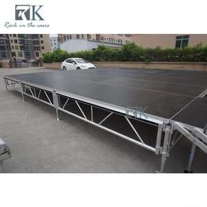 Scène modulaire en aluminium 6mx6m, hauteur réglable, pour mariages et concerts - Product Image 5