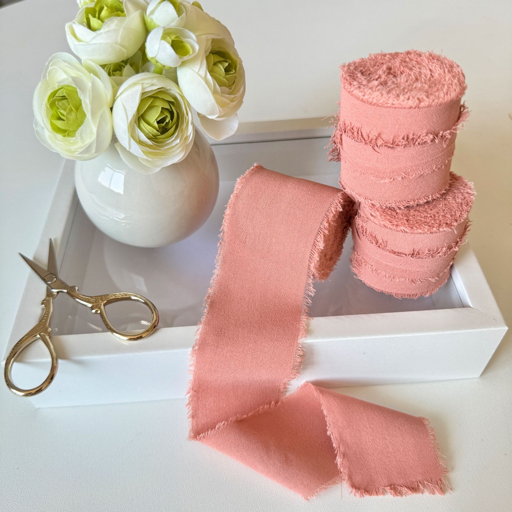 Rosa polvorienta-4cm*5m