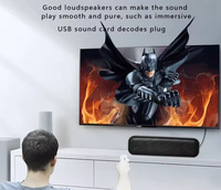 Altavoz USB para ordenador, Mini altavoz de barra de sonido alimentado por USB, altavoz estéreo para ordenador portátil, PC de escritorio, dormitorio y oficina