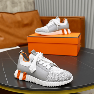 Baskets classiques décontractées pour hommes en cuir souple épissé, semelle souple et rebondissante, semelle stable et durable, utilisables toute l'année - Product Image 3