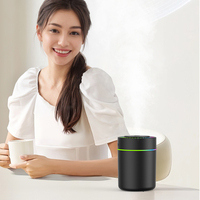Humidificateur électrique de voiture de diffuseur d'air de bouteille menée colorée portative de lumière de nuit mini