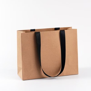 <span class=keywords><strong>GiGO</strong></span> Sac à provisions en papier kraft rose imprimé de logo personnalisé Emballage d'épicerie en carton blanc de gros Vêtements de supermarché - Product Image 3