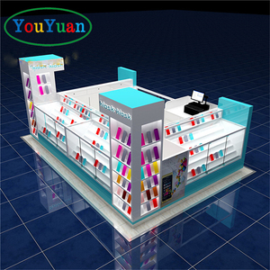 Kiốt Điện Thoại Di Động Sang Trọng Hộp Trưng Bày Điện Thoại Di Động Phụ Kiện Điện Thoại Di Động Bàn Tiếp Tân Và Kiosk Sửa Chữa - Product Image 6