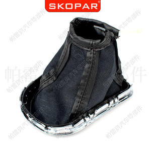 ฝาครอบหัวเกียร์รถยนต์สโคปาร์สำหรับเชฟโรเลต ครูซ 2008-2015 หนังสีดำ ซักทำความสะอาดได้ - Product Image 1