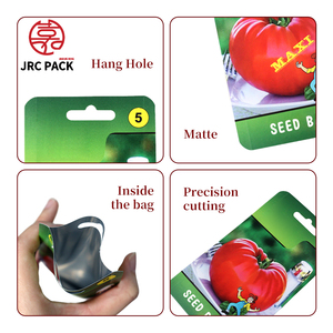 Buste Personalizzate Ecologiche Biodegradabili in Materiale MOPP con Sigillatura su 3 Lati per Frutta e Semi di Chia, Buste Personalizzate per Semi - Product Image 4