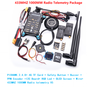 Controlador de Vuelo Pixhawk 2.4.8 <span class=keywords><strong>PRO</strong></span> PX4 PIX de 32 Bits + GPS M8N + Telemetría por <span class=keywords><strong>Radio</strong></span> de 433/915MHz 100/500mW + Interruptor de Seguridad + Zumbador + - Product Image 3