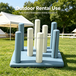 Parcours d'obstacles souple, équipement d'escalade intérieur pour enfants, matériel d'entraînement sensoriel pour la maternelle, la garderie, les centres commerciaux et la location pour fêtes - Product Image 1