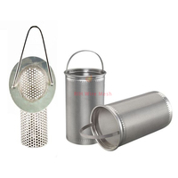 Tube filtrant liquide en acier inoxydable perforé, filtre à tamis métallique, cartouche filtrante, filtre à mailles métalliques