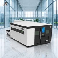 Cortadora Láser CNC 3015 para Chapa y Tubería de 6m y 9m, Máquina de Corte Láser Combinada para Tubos y Placas de 240mm, 3000W y 6000W con Cubierta Completa