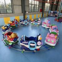 Train électrique pour enfants de parc d'attractions, certifié CE, 7 places, utilisation intérieure/extérieure